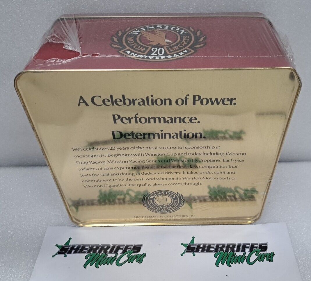 Winston Motor Sports 20th Anniversary Souvenir Set Tin SMC