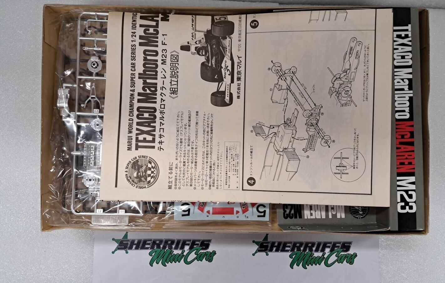 1/24 TEXACO Marlboro McLaren M23 Model Kit MARUI