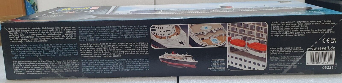 Revell 1/700 Queen Mary 2 model kit