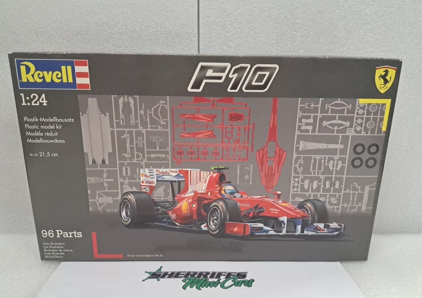 1/24 Ferrari F10 2010 Alonso REVELL 07099 Model Kit SMC