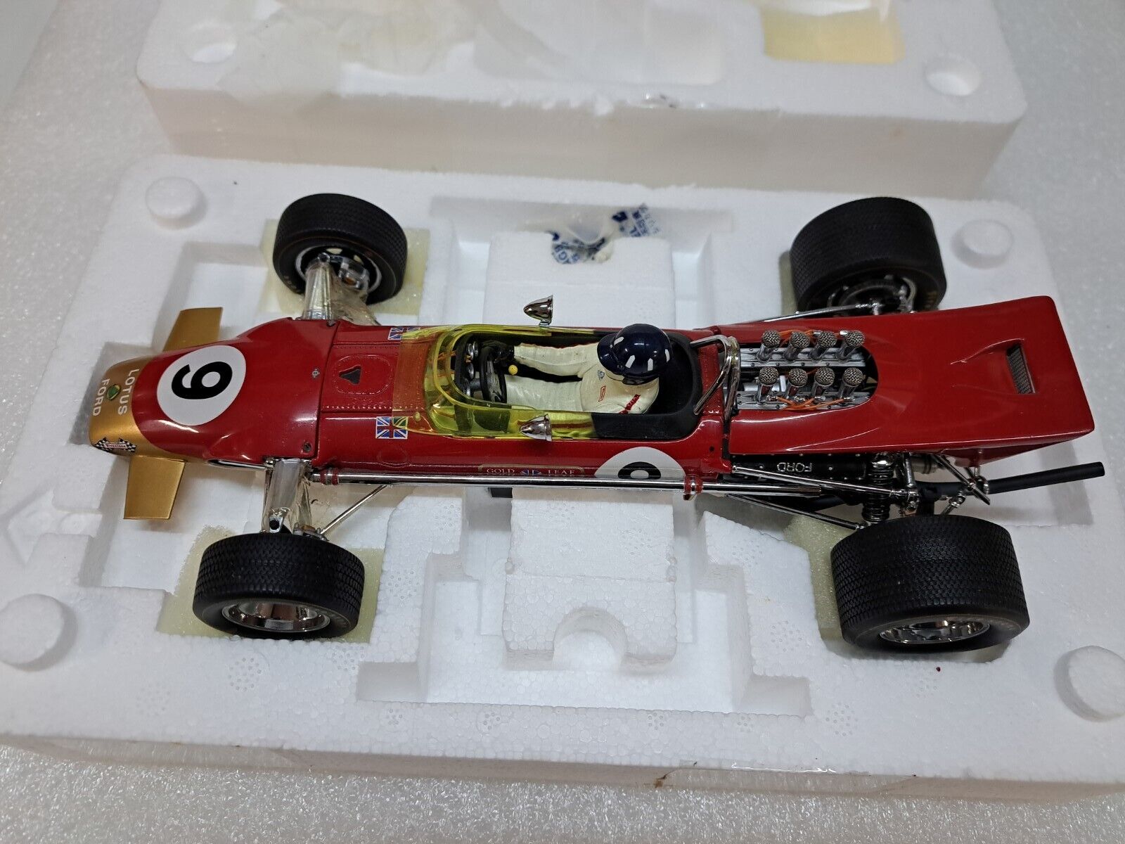 Exoto 1/18 Scale Diecast 97005 - Lotus Type 49B 1968 World Champion G.Hill