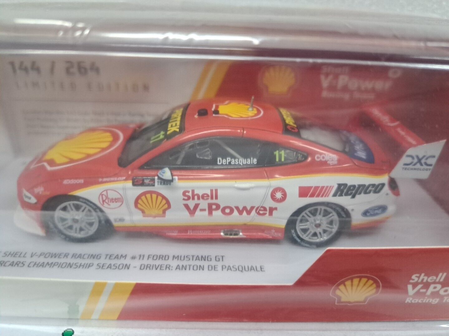 1/43 SHELL MUSTANG GT #11 2022 CHAMPIONSHIP SEASON De Pasquale