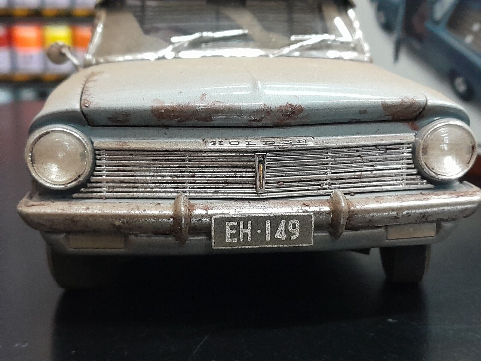 1/18 Holden EH Ute Gundagai Grey Modified Custom Dirty & Rusty 'Weathered'