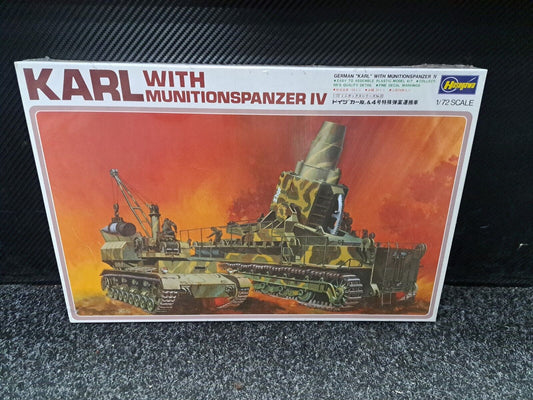 Karl With Munitionspanzer IV 1/72 Hasegawa