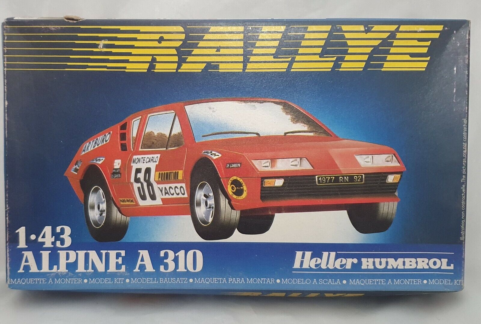 Heller 1/43 Alpine A310