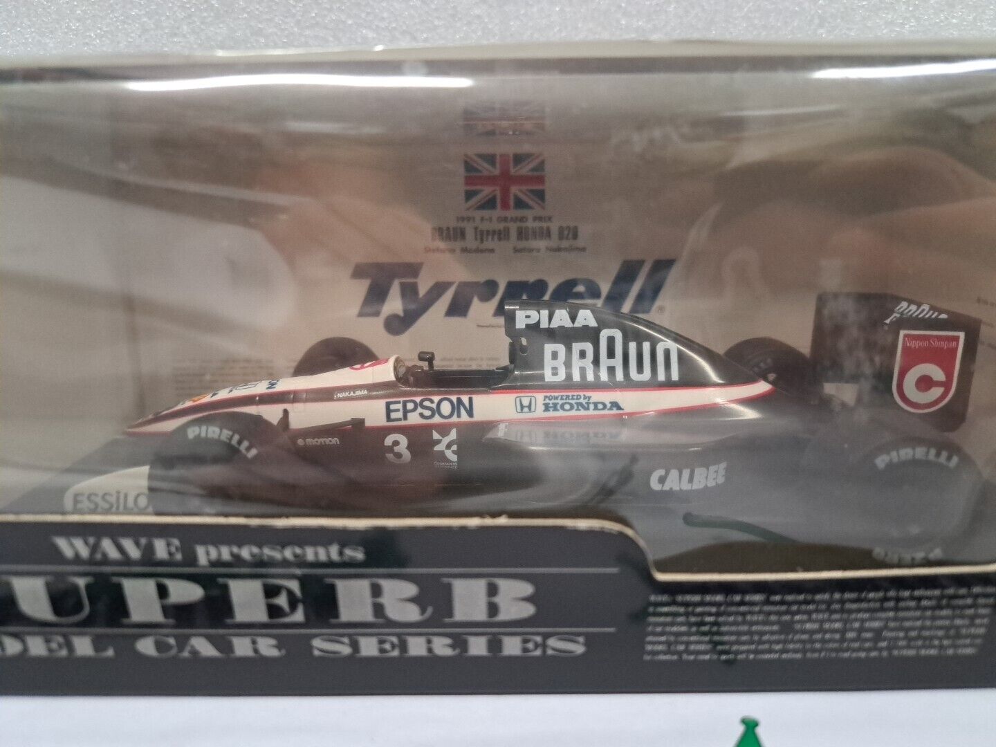 1/24 Braun Tyrrell 020 Katayama 1991 SMC