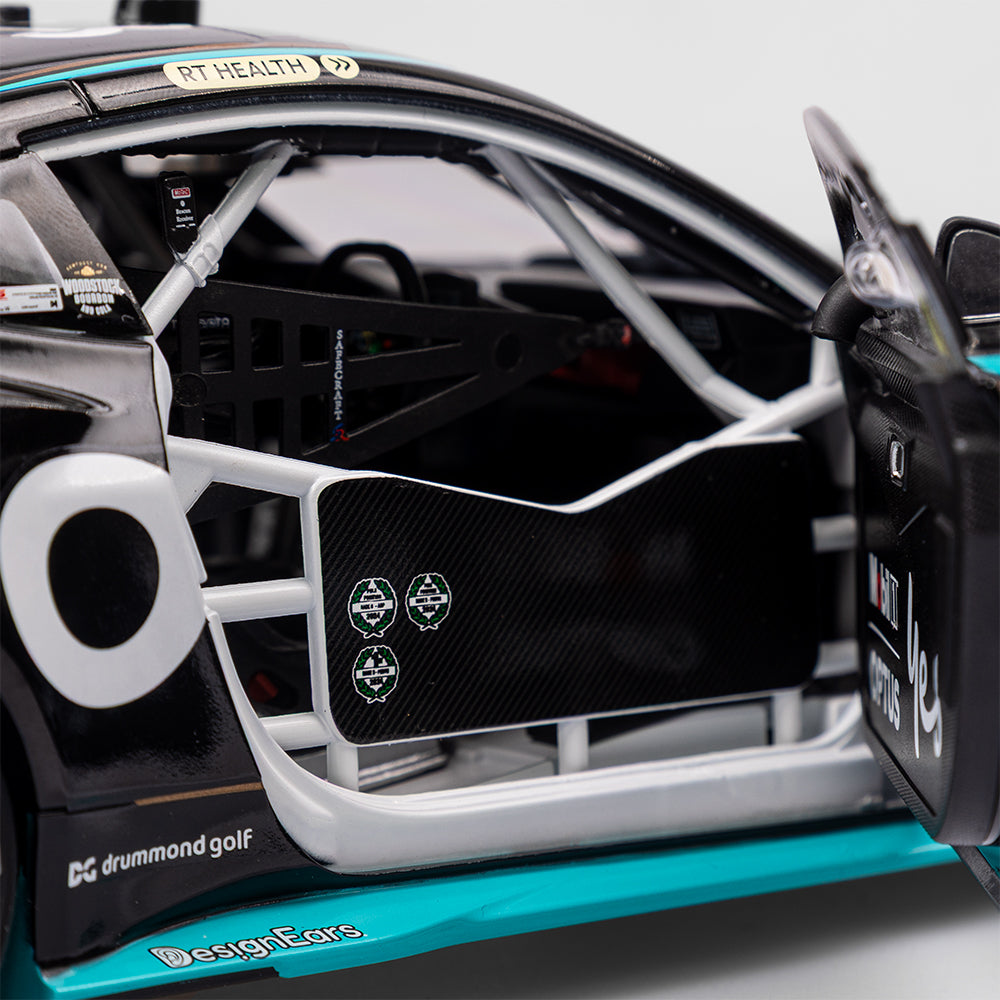 1:18 Mobil 1 Optus Racing #25 Ford Mustang GT - 2024 Sydney SuperNight Clean Sweep (Mobil 1 50th Anniversary Gold Livery)