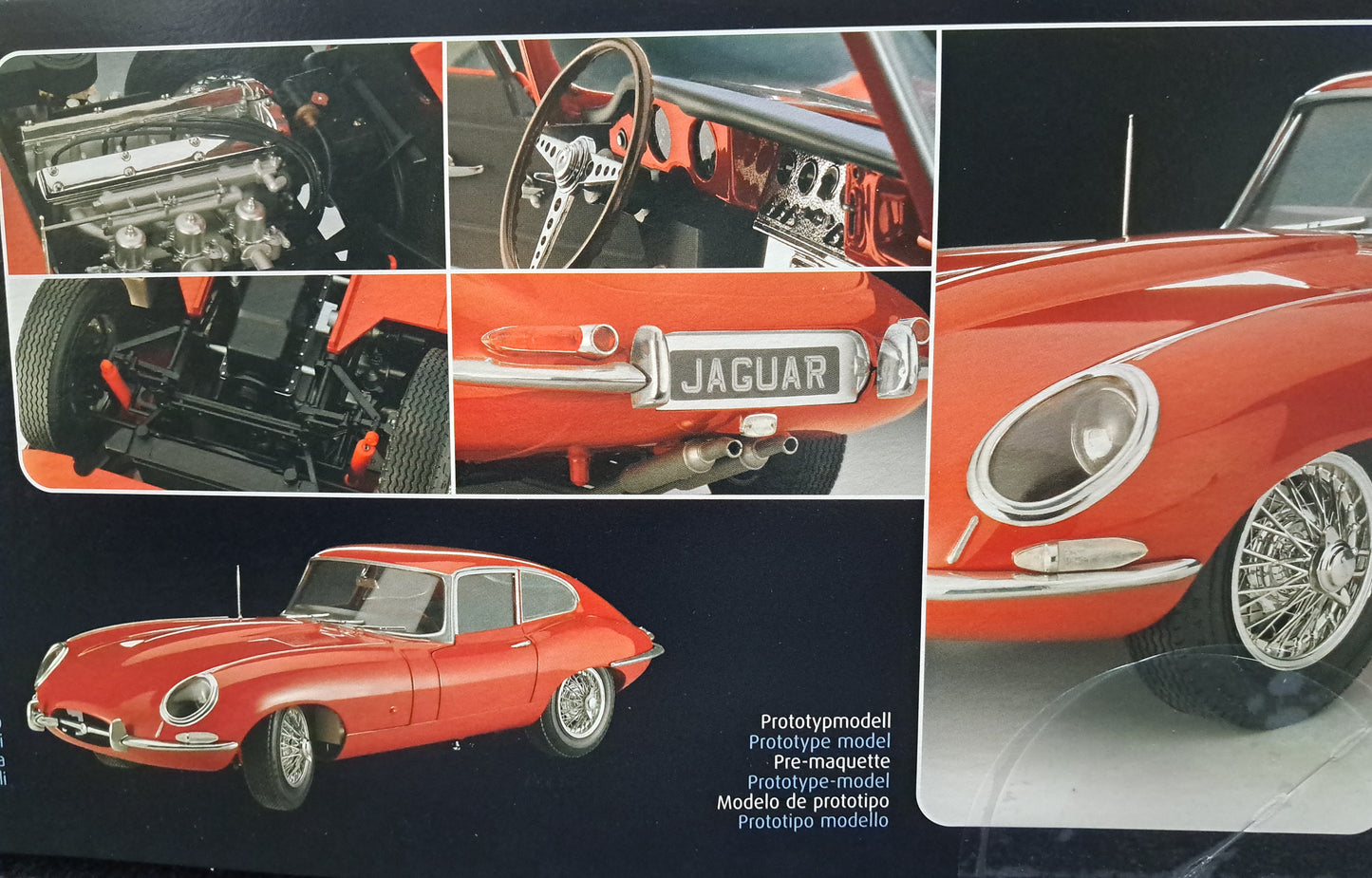 1/8 Revell Jaguar E-Type model kit