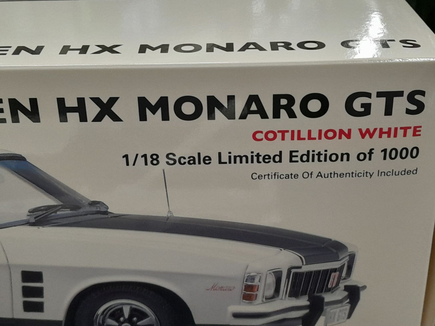 1/18 HX Monaro GTS Sedan Cotillion White