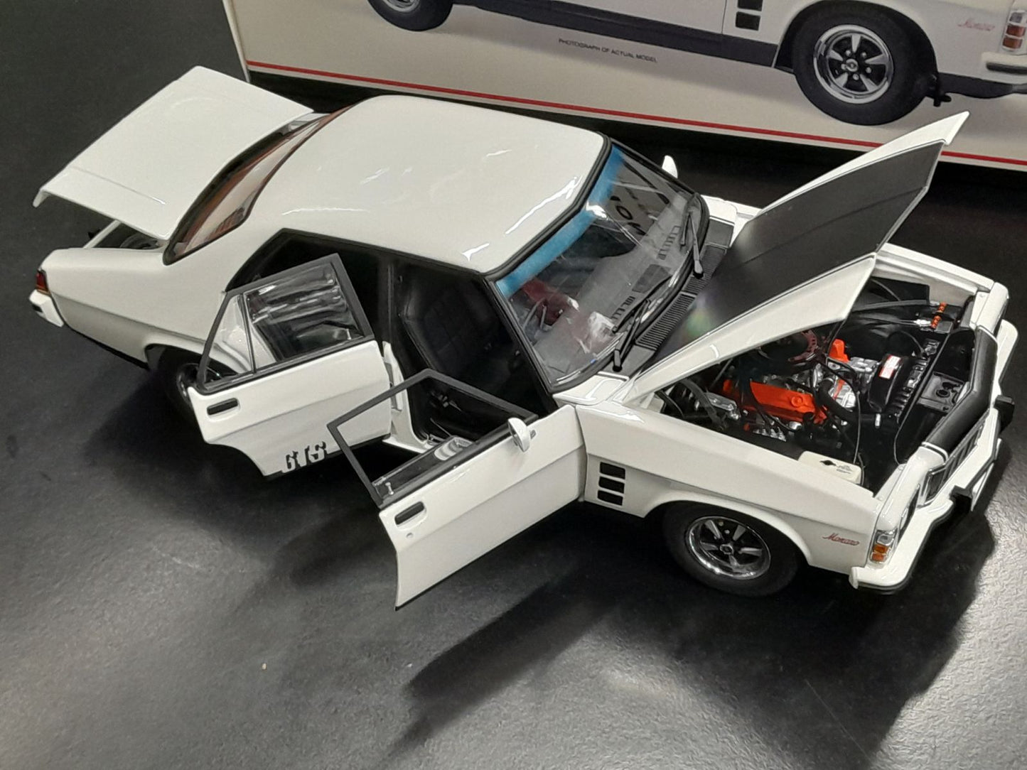 1/18 HX Monaro GTS Sedan Cotillion White