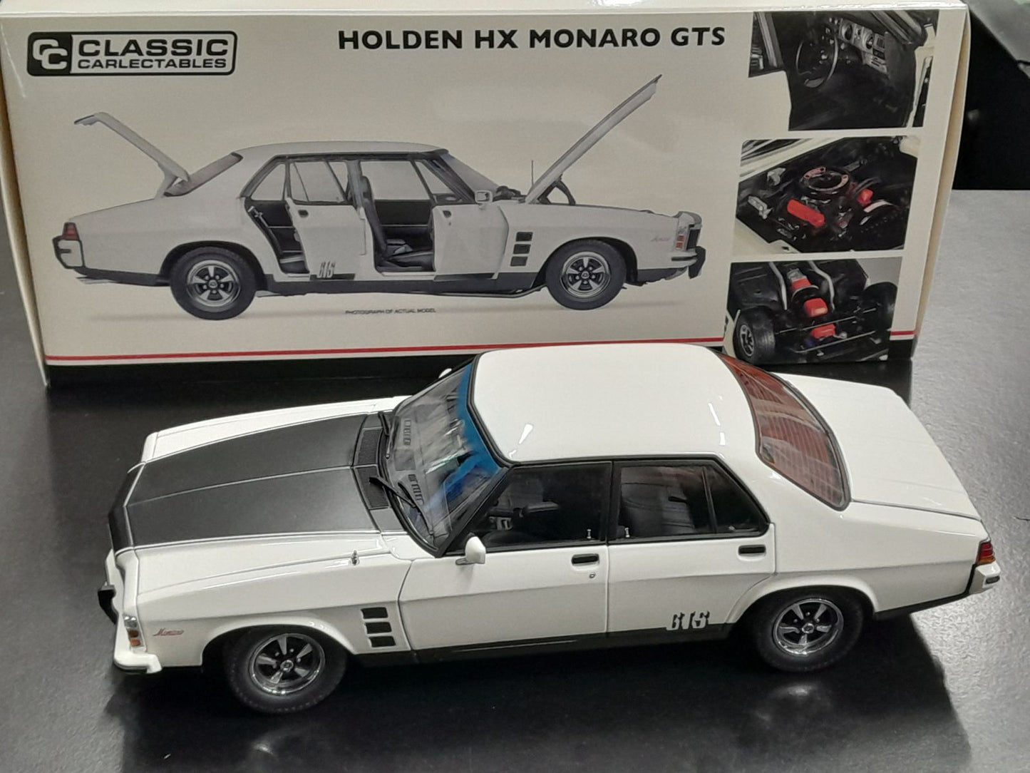 1/18 HX Monaro GTS Sedan Cotillion White