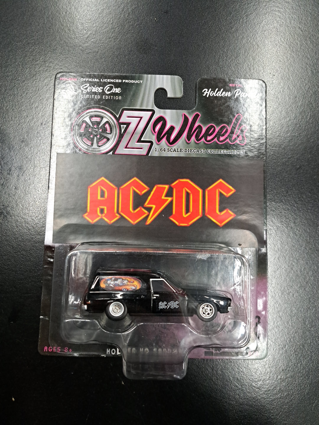 1/64 AC⚡️DC Panel Van OZ WHEELS Custom CODE 3 Holden HQ Sandman 🎸🎙🎼