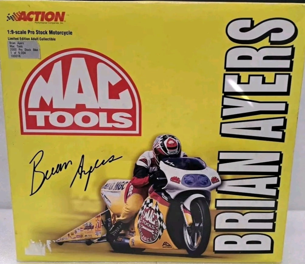 1/9 Brian Ayers Mac Tools 2000 Pro Stock Bike