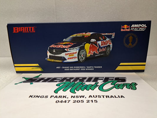 1/18 2022 #97 Bathurst WINNER Biante Holden ZB VAN GISBERGEN/TANDER REDBULL