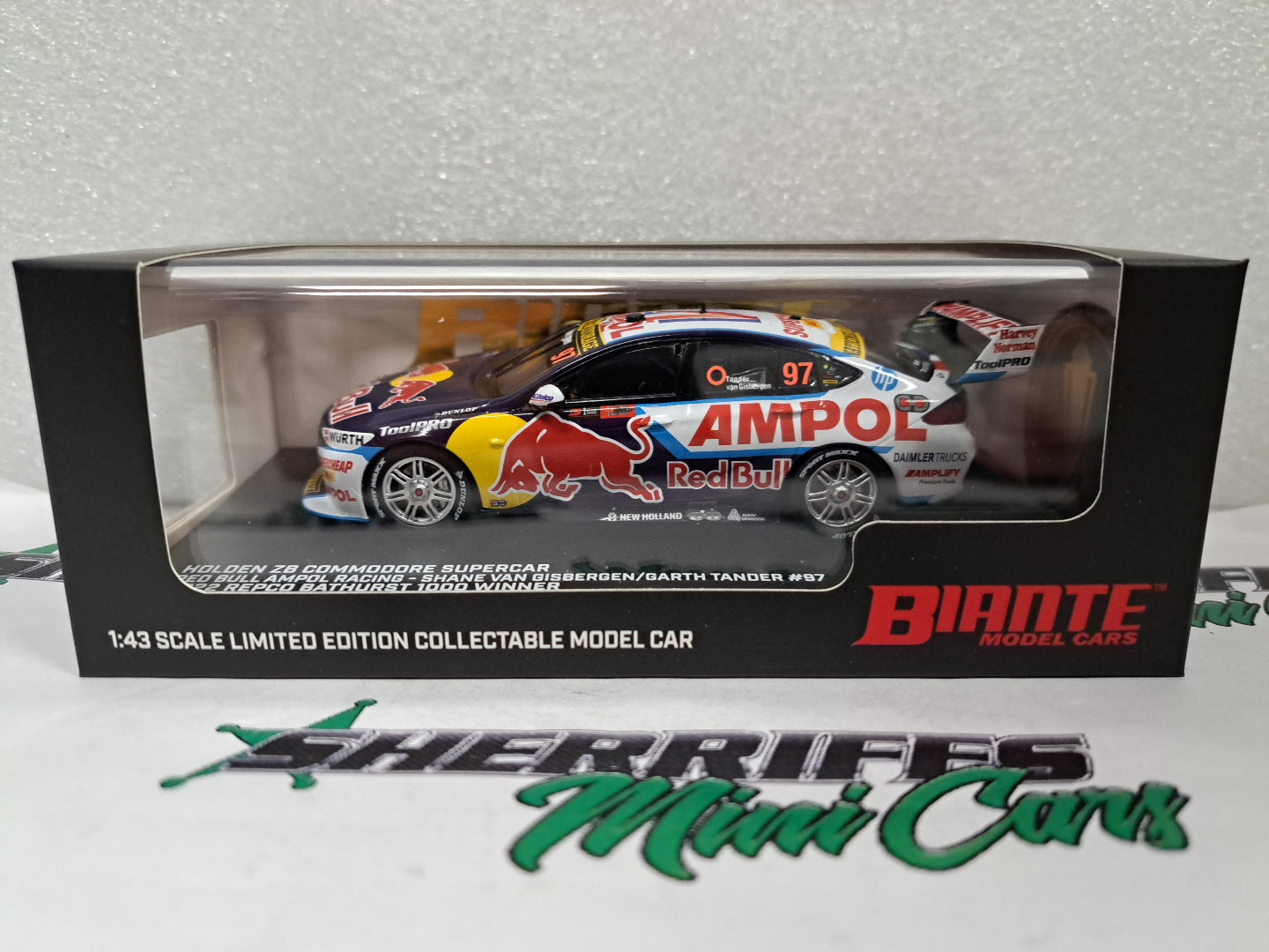 1/43 2022 #97 Bathurst Winner Biante ZB Commodore Shane Van Gisbergen /G Tander