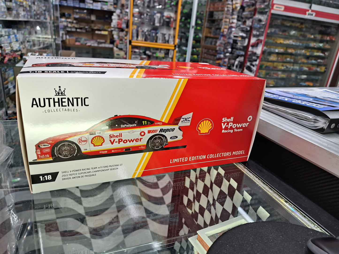 1/18 2022 #11 DJR Shell V-Power Mustang -DePasquale Supercars Championship