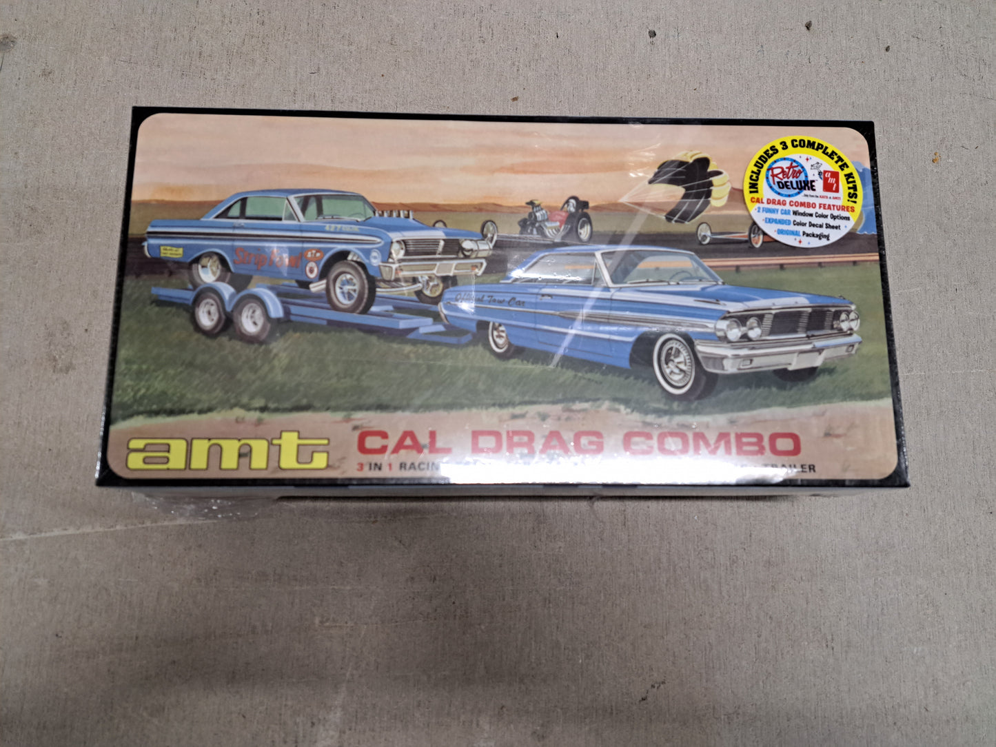 1/25 AMT CAL DRAG COMBO MODEL KIT