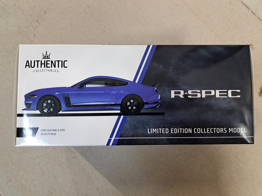 1/18 FORD MUSTANG R-SPEC VELOCITY BLUE