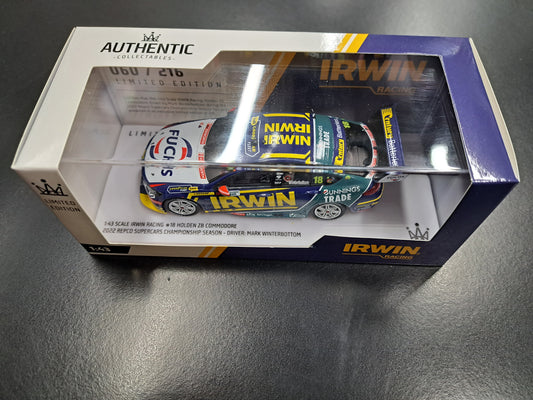 1/43 2022 IRWIN RACING #18 WINTERBOTTOM COMMODORE