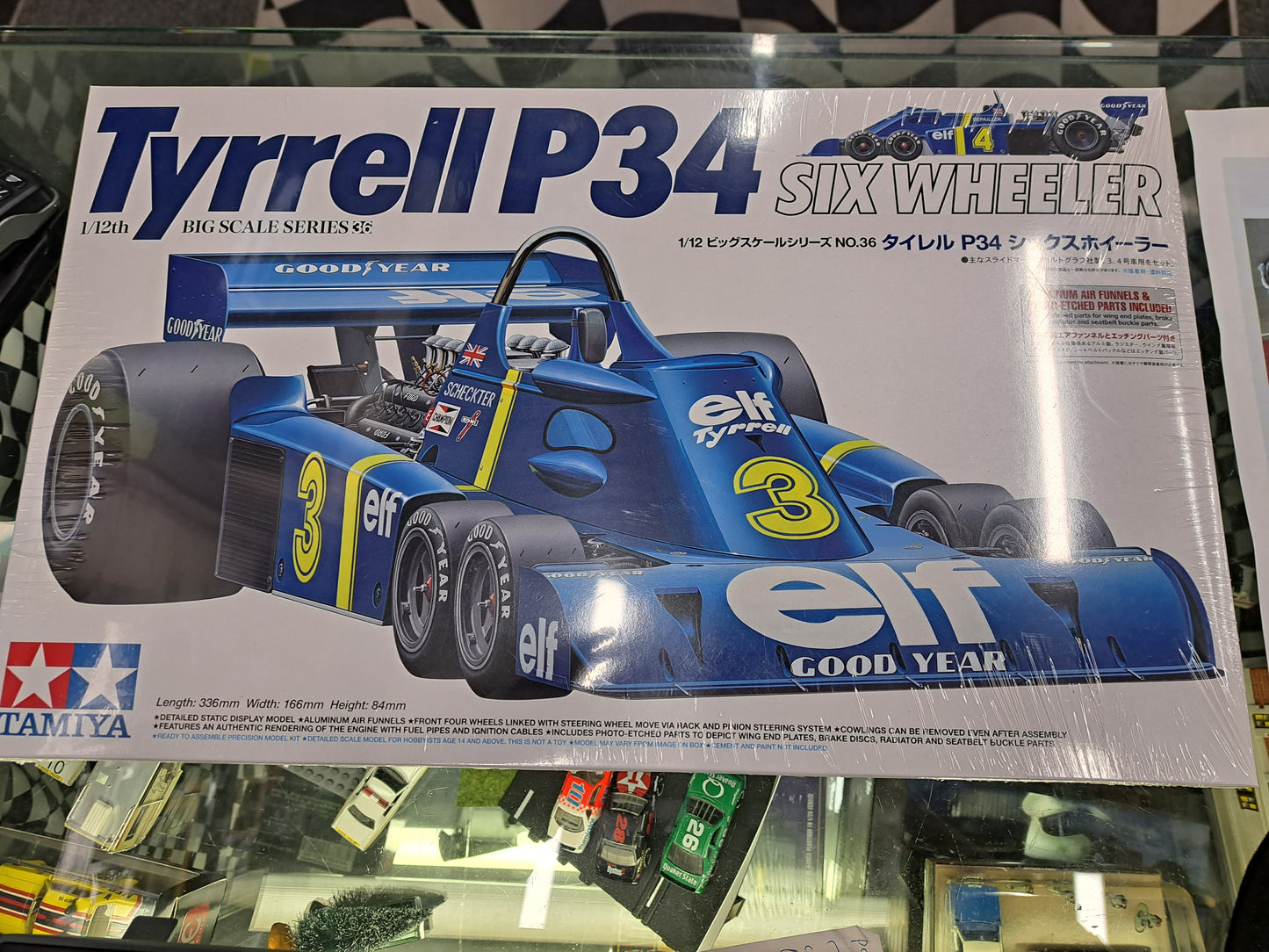 1/12 TYRRELL P34 SIX WHEELER MODEL KIT