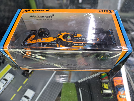 1/43 2022 F1 MCLAREN RICCIARDO AUSTRALIAN GP