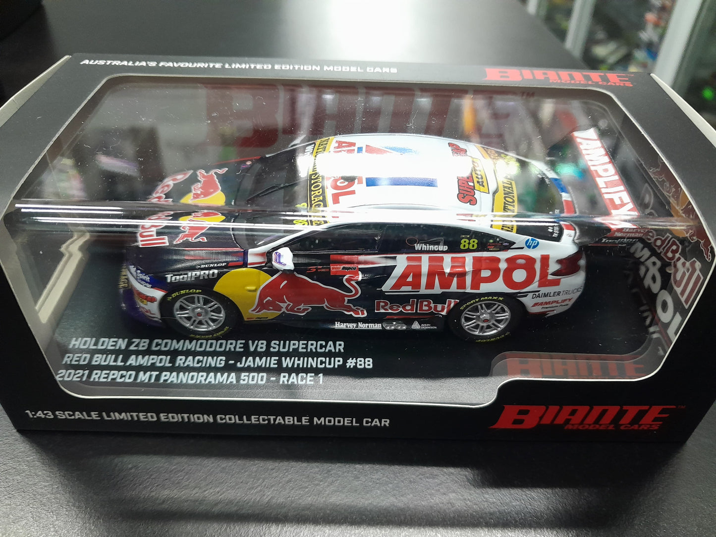 1/43 AMPOL REDBULL RACING #88 WHINCUP 2021 MOUNT PANORAMA 500