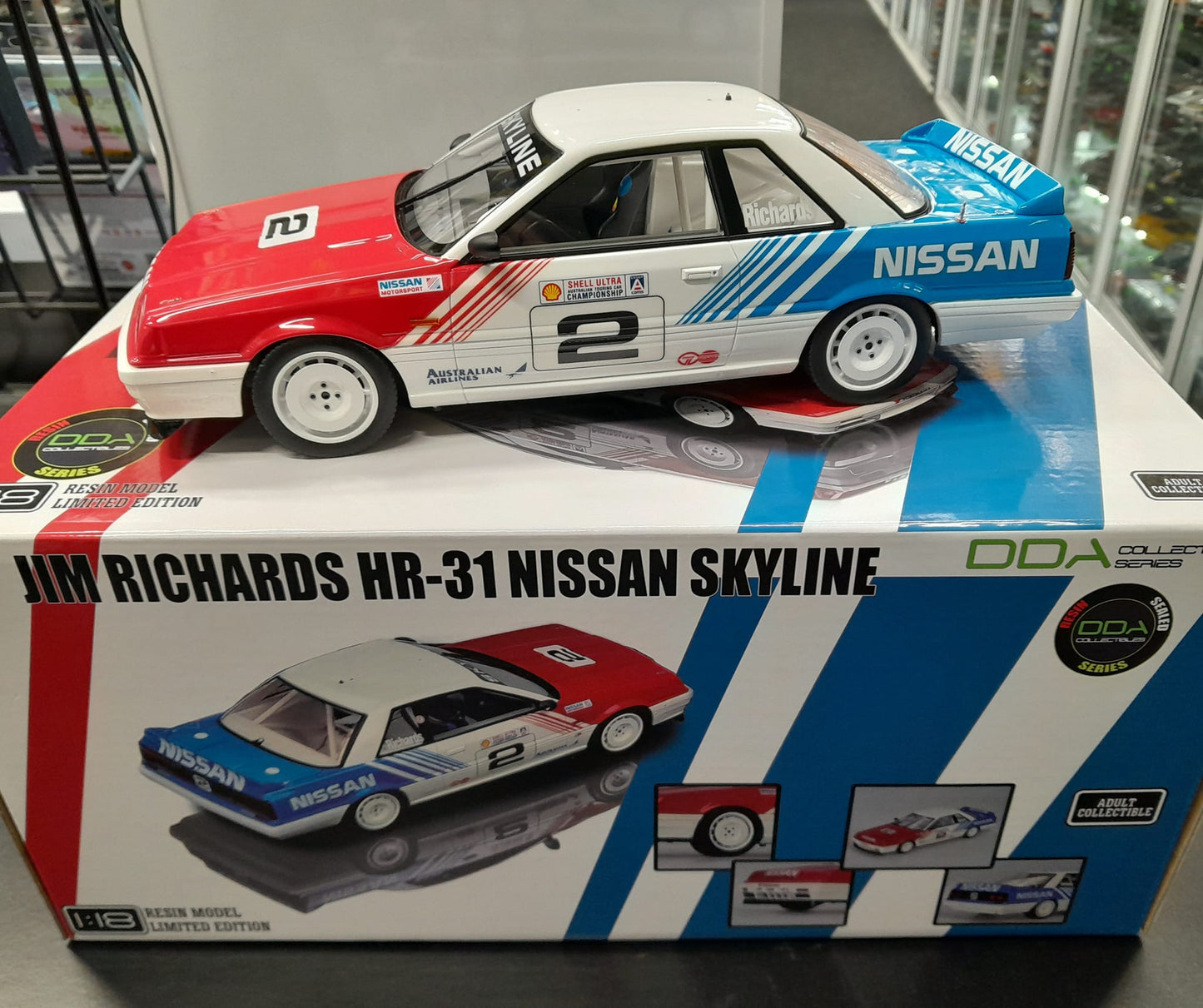 1/18 Jim Richards 1990 Nissan HR31 Skyline ATCC by DDA