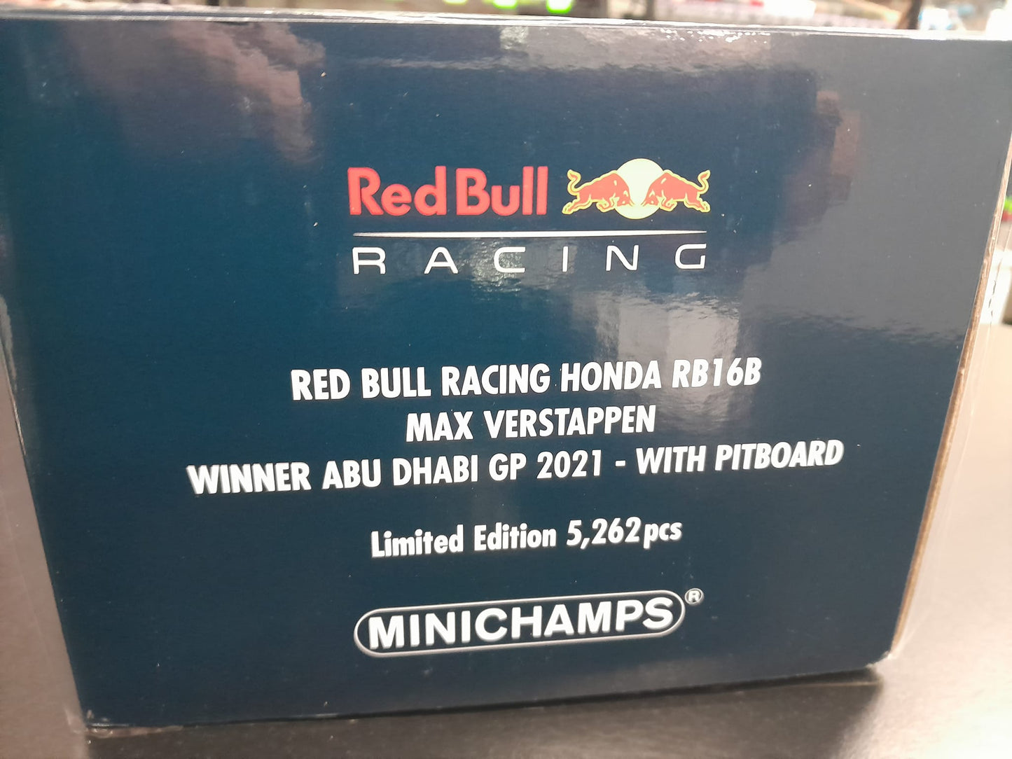 1/18 2021 Max Verstappen Red Bull Racing ABU DHABI Winner