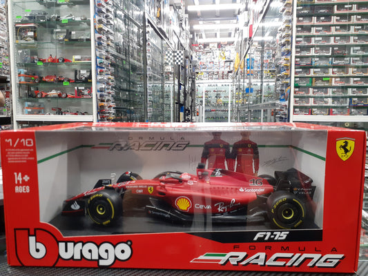 1/18 F1 FERRARI #16 LECLERC 2022 BURAGO