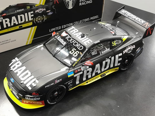 1/18 2022 #56 J.Kostecki Tradie Mustang Repco Supercars Championship Season