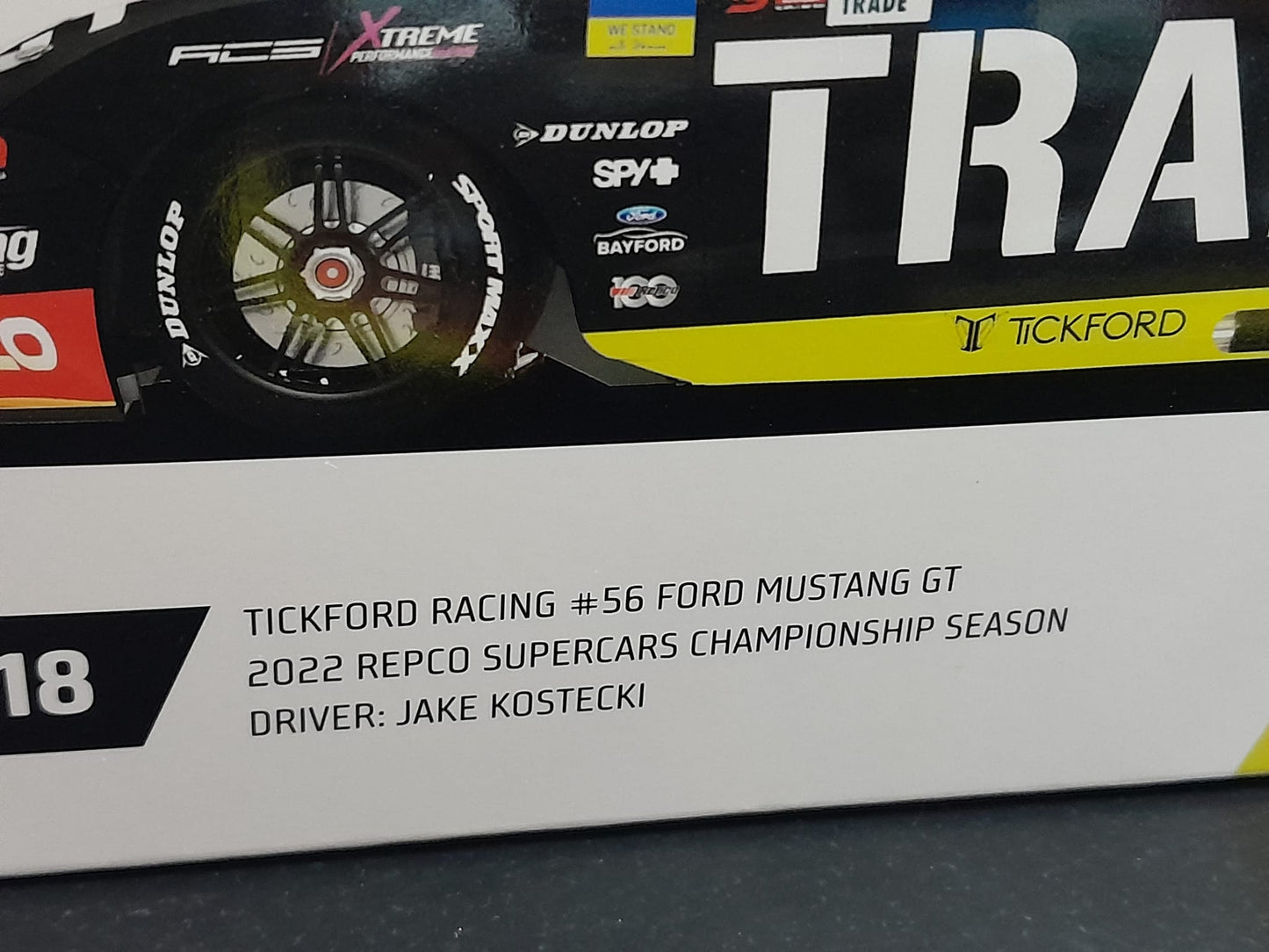 1/18 2022 #56 J.Kostecki Tradie Mustang Repco Supercars Championship Season