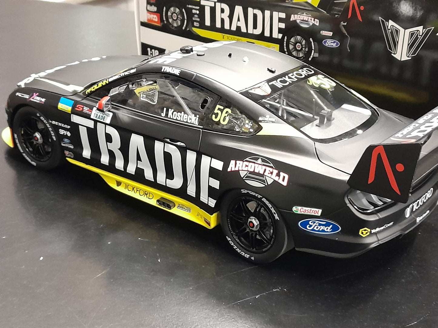 1/18 2022 #56 J.Kostecki Tradie Mustang Repco Supercars Championship Season