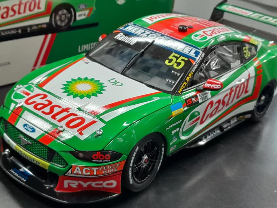 1/18 2022 #55 Randle Castrol Mustang Repco Supercars Championship Season